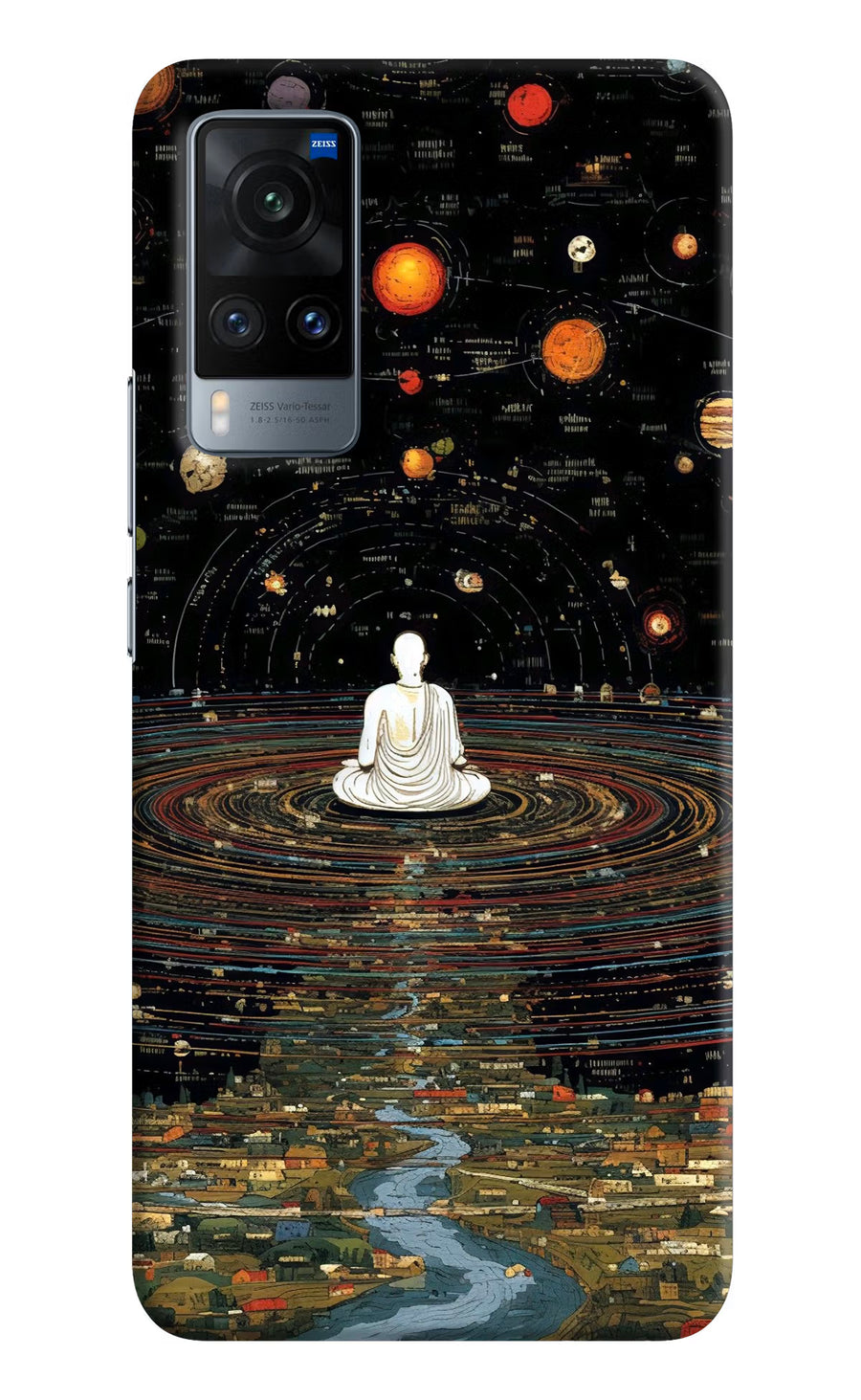 Space Monk Vivo X60 Back Cover, Hard case