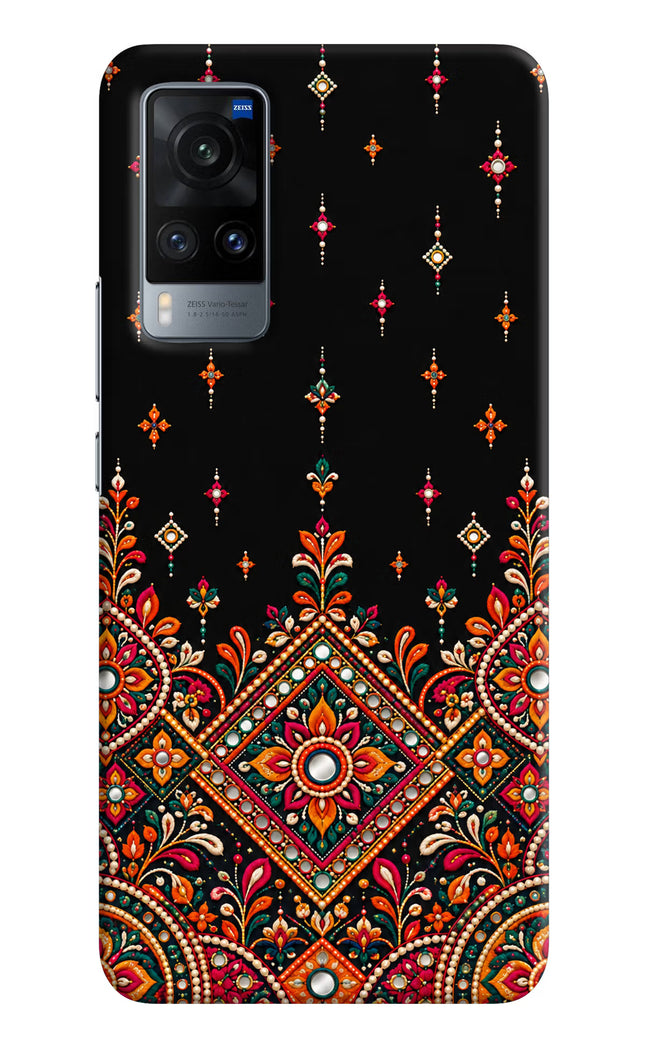 Noir Mehfil Vivo X60 Hard Case Back Cover by Casekaro