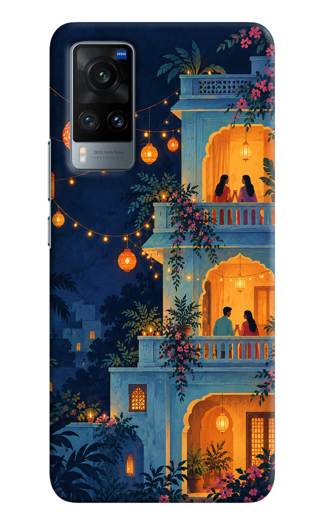 Balcony Glow Vivo X60 Hard Case Back Cover by Casekaro