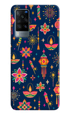 Festive Pop Vivo X60 Hard Case Back Cover by Casekaro