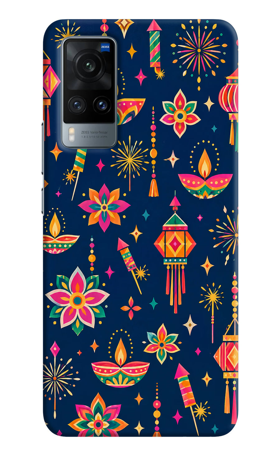 Festive Pop Vivo X60 Back Cover, Hard case