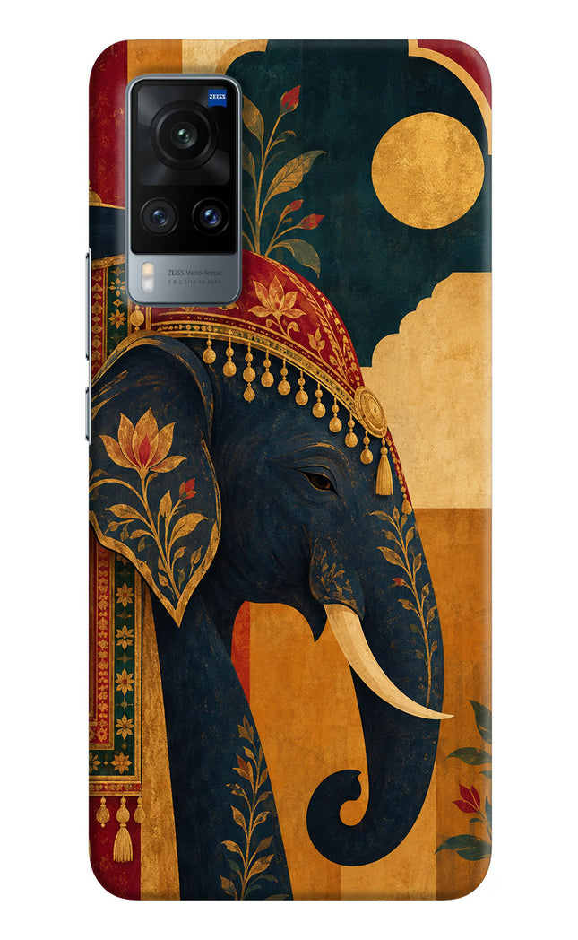Royal Elephant Vivo X60 Hard Case Back Cover by Casekaro