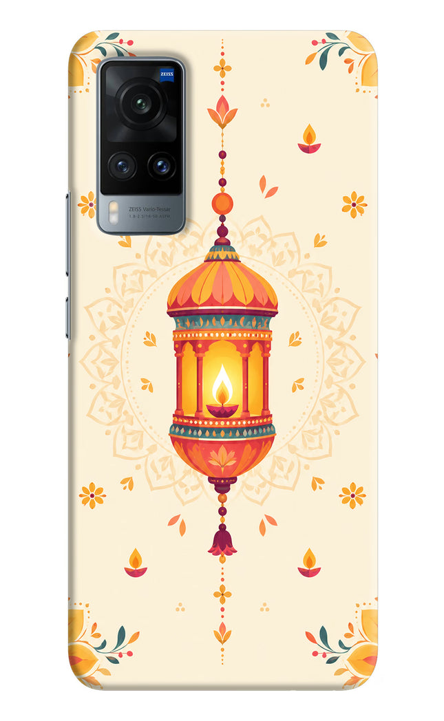 Golden Lantern Vivo X60 Hard Case Back Cover by Casekaro