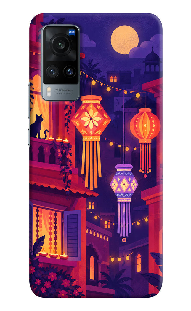 Lantern Lane Vivo X60 Hard Case Back Cover by Casekaro