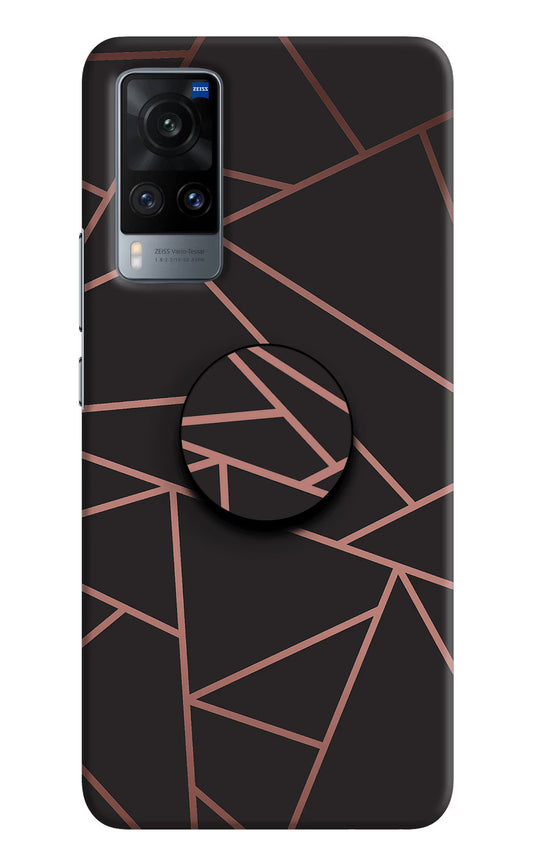Geometric Pattern Vivo X60 Pop Case by Casekaro