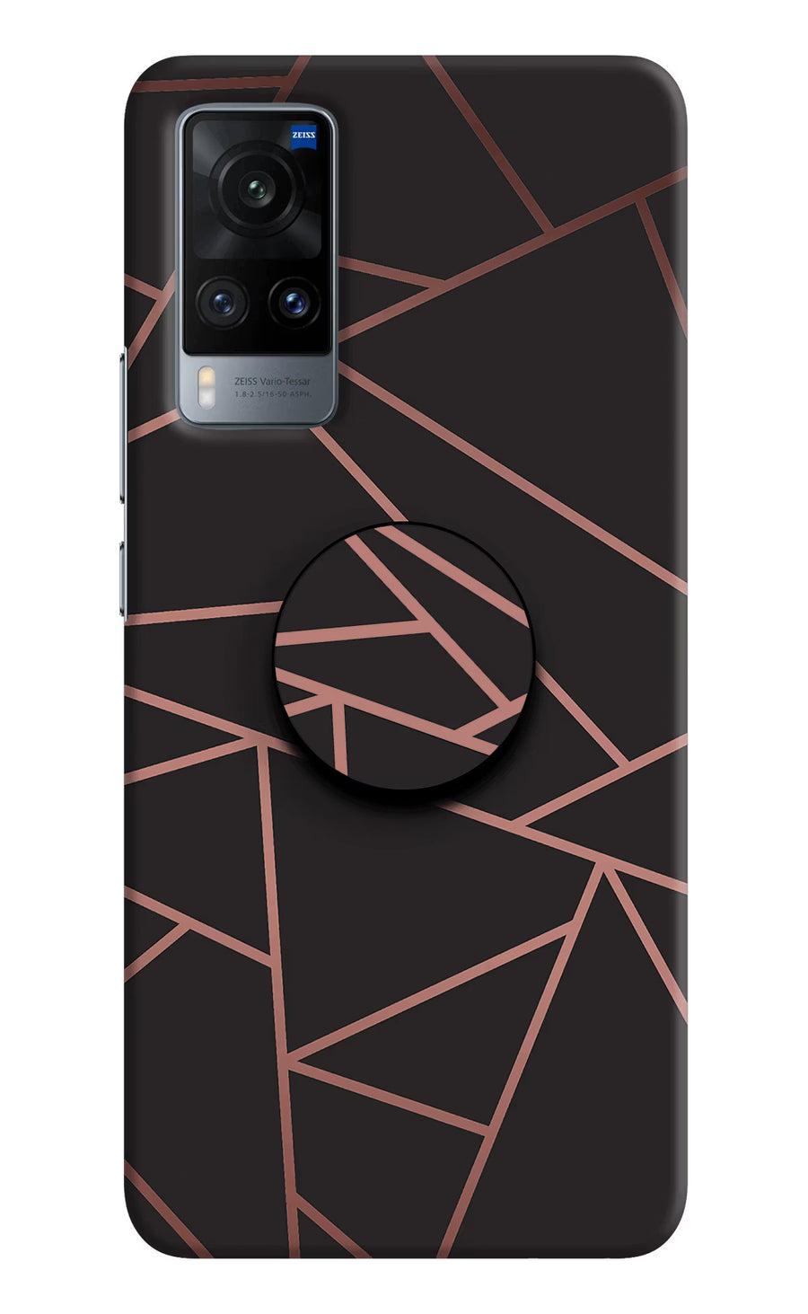 Geometric Pattern Vivo X60 Pop Case, Hard case