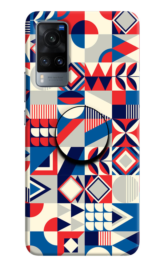 Colorful Pattern Vivo X60 Pop Case by Casekaro