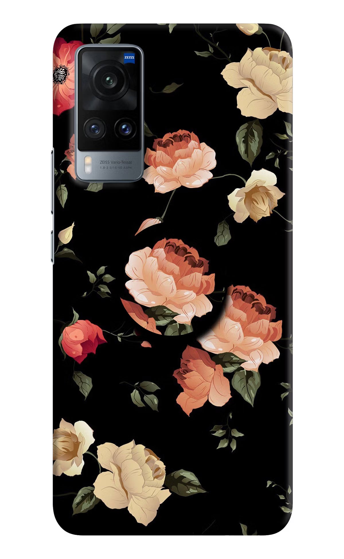 Flowers Vivo X60 Pop Case by Casekaro