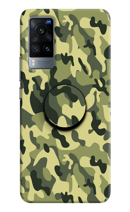 Camouflage Vivo X60 Pop Case by Casekaro