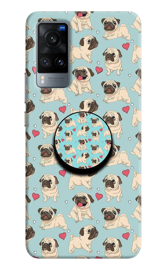 Pug Dog Vivo X60 Pop Case by Casekaro