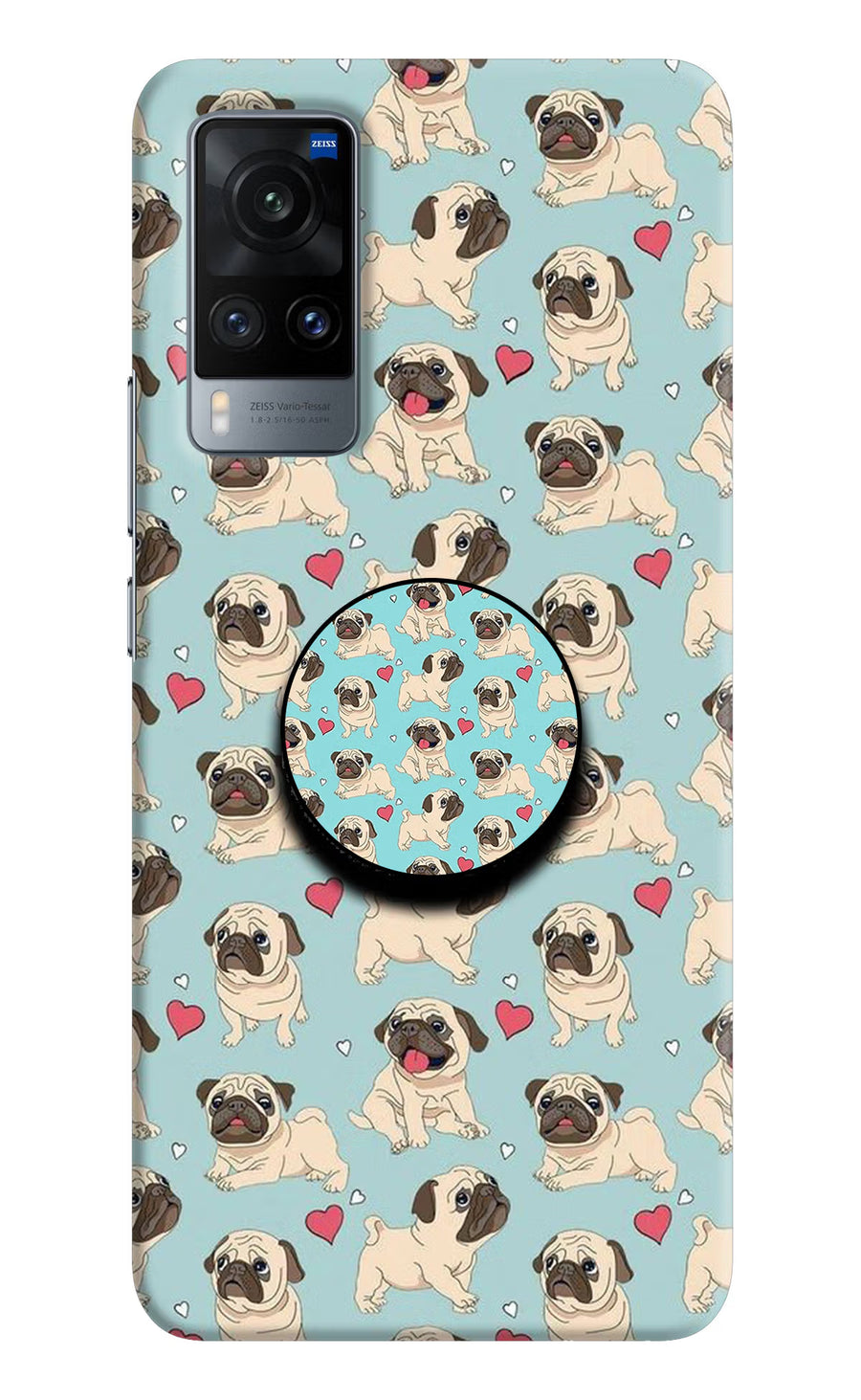 Pug Dog Vivo X60 Pop Case, Hard case