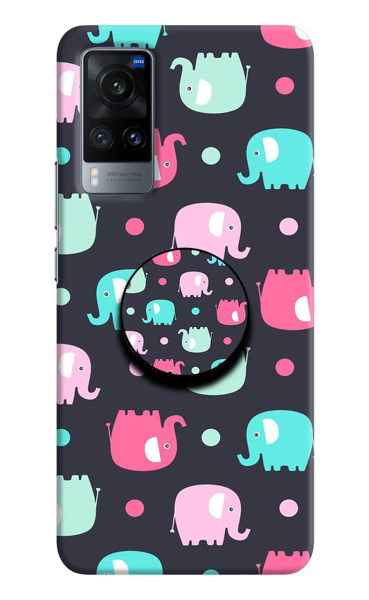 Baby Elephants Vivo X60 Pop Case by Casekaro