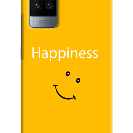 Happiness With Smiley Vivo X60 Pro Hard Case Back Cover by Casekaro