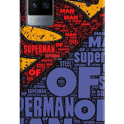 Superman Vivo X60 Pro Hard Case Back Cover by Casekaro