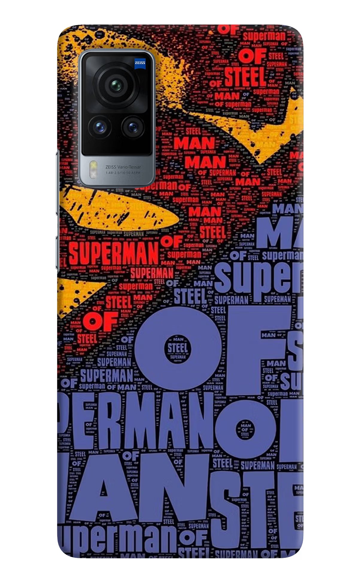 Superman Vivo X60 Pro Hard Case Back Cover by Casekaro