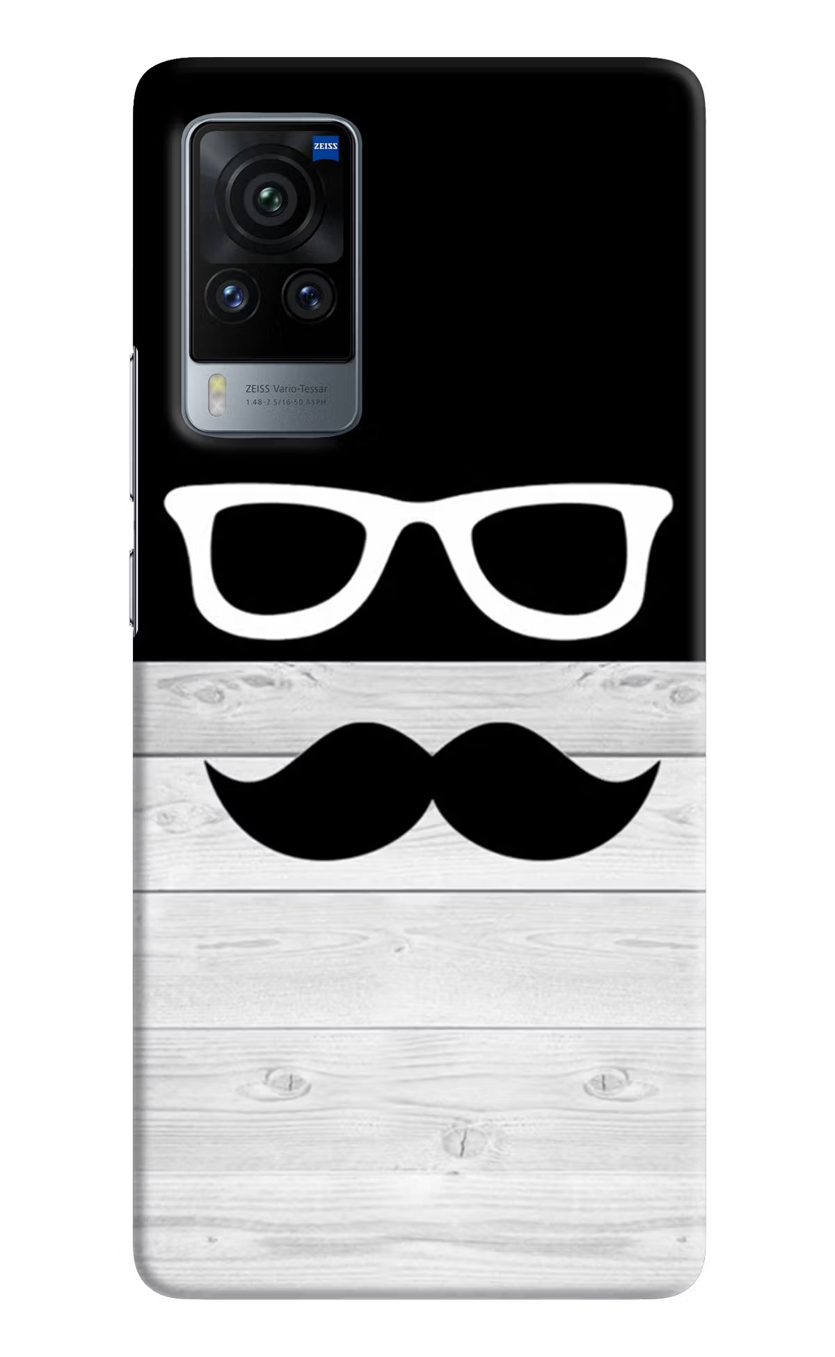 Mustache Vivo X60 Pro Hard Case Back Cover by Casekaro