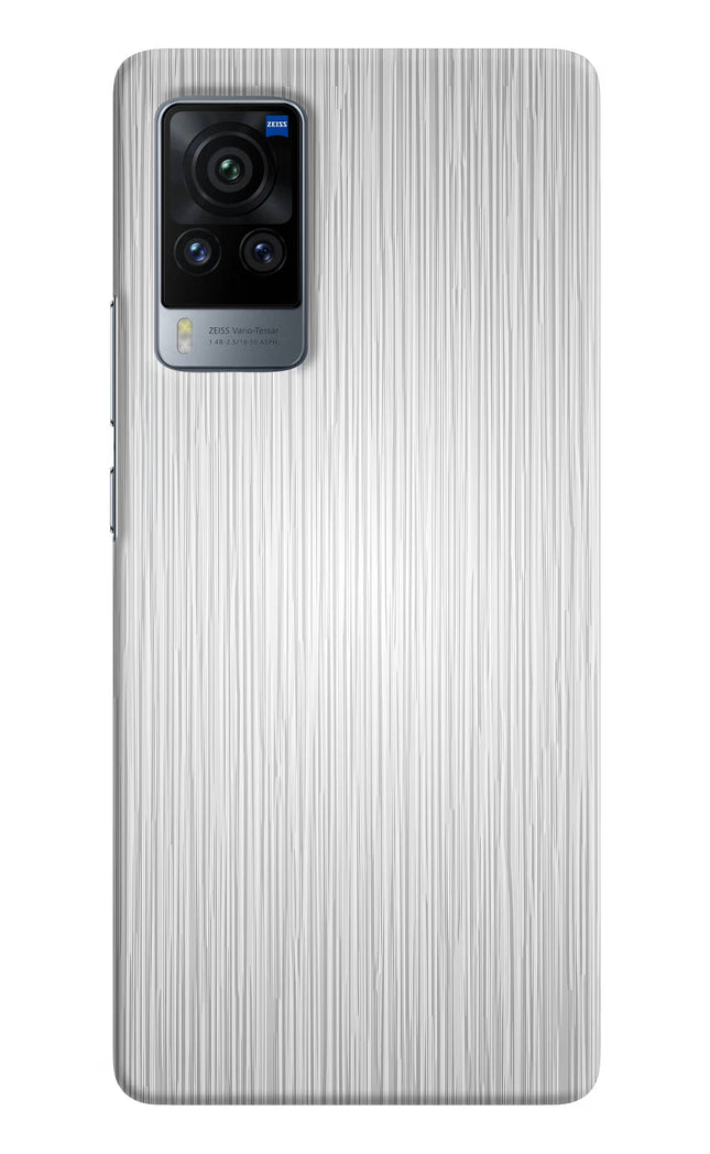 Wooden Grey Texture Vivo X60 Pro Hard Case Back Cover by Casekaro