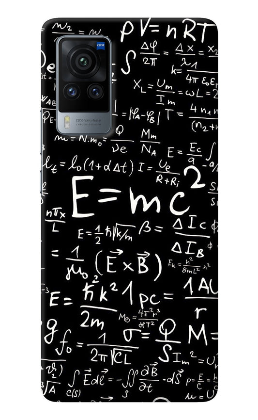 Physics Albert Einstein Formula Vivo X60 Pro Back Cover