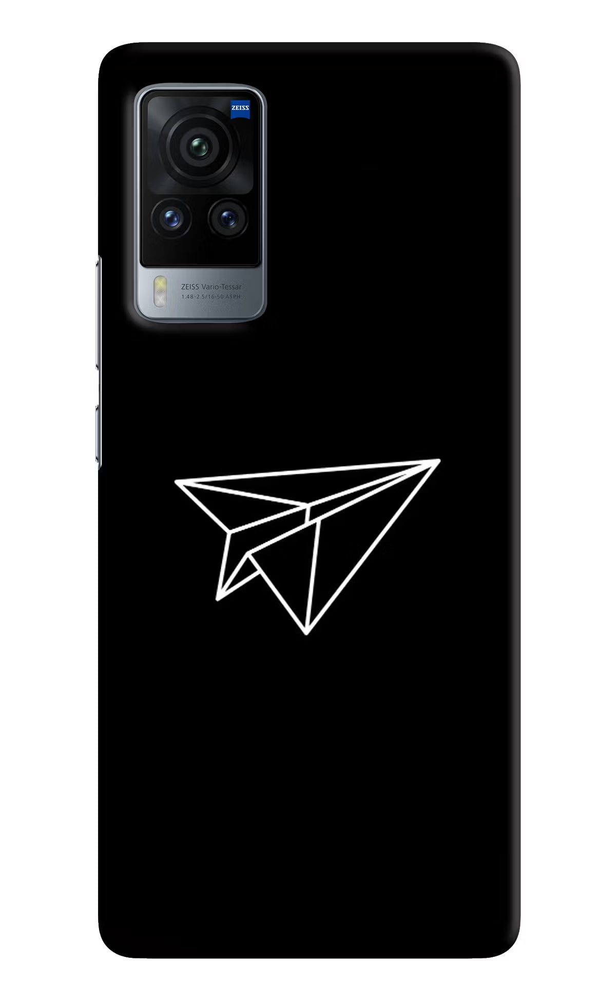 Paper Plane White Vivo X60 Pro Hard Case Back Cover by Casekaro
