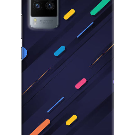 Abstract Design Vivo X60 Pro Hard Case Back Cover by Casekaro