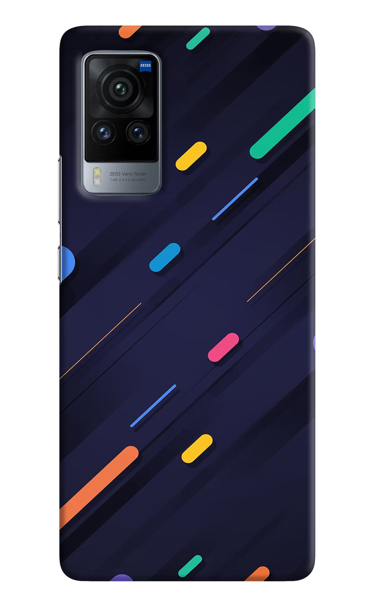 Abstract Design Vivo X60 Pro Hard Case Back Cover by Casekaro