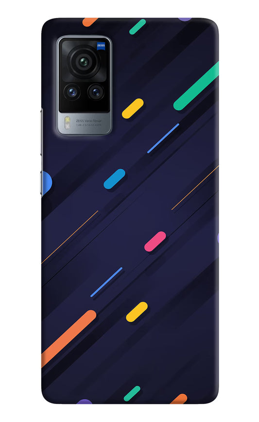 Abstract Design Vivo X60 Pro Hard Case Back Cover by Casekaro