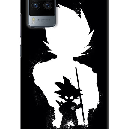 Goku Shadow Vivo X60 Pro Hard Case Back Cover by Casekaro