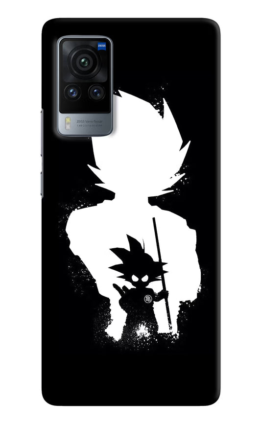 Goku Shadow Vivo X60 Pro Hard Case Back Cover by Casekaro