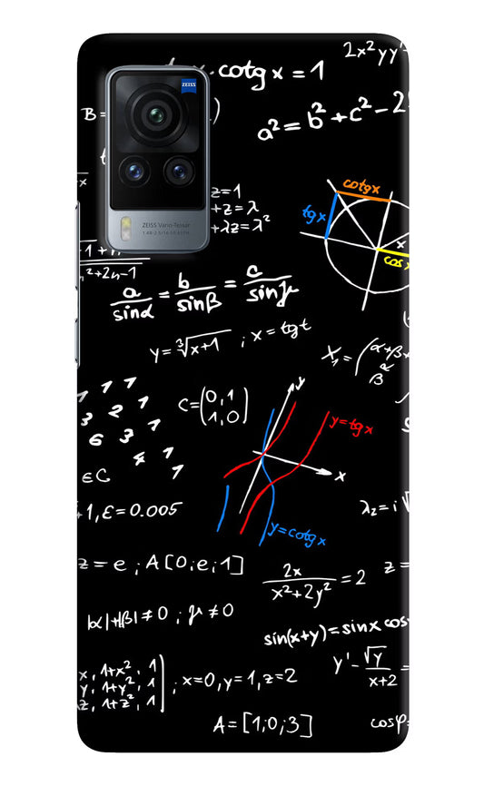 Mathematics Formula Vivo X60 Pro Hard Case Back Cover by Casekaro