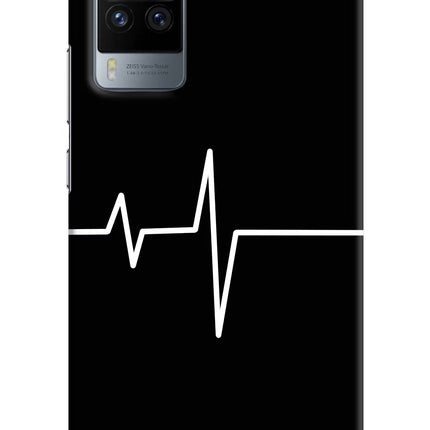 Heart Beats Vivo X60 Pro Hard Case Back Cover by Casekaro