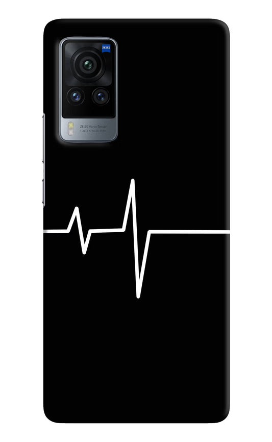 Heart Beats Vivo X60 Pro Hard Case Back Cover by Casekaro
