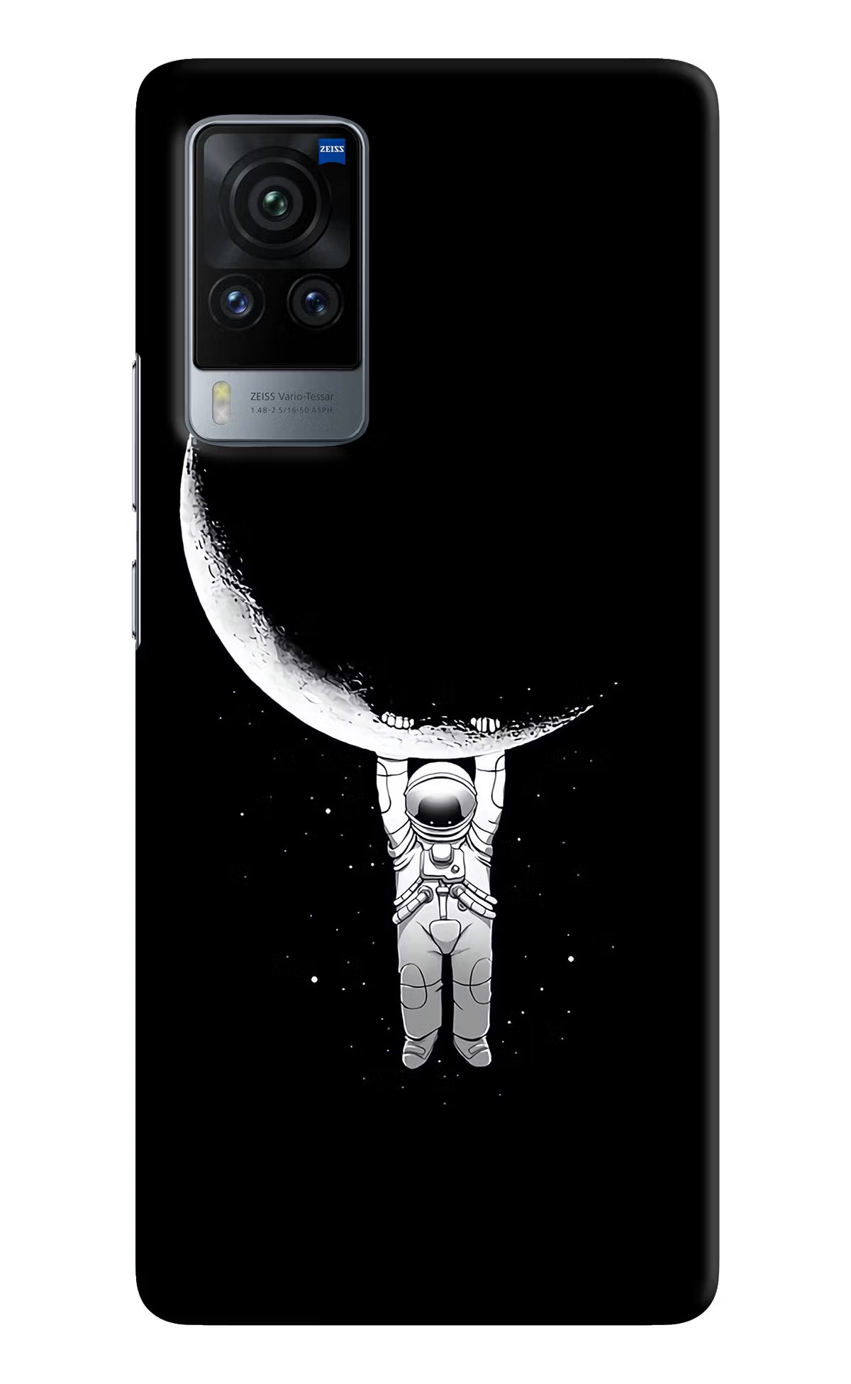 Moon Space Vivo X60 Pro Hard Case Back Cover by Casekaro