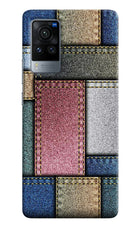 Multicolor Jeans Vivo X60 Pro Hard Case Back Cover by Casekaro