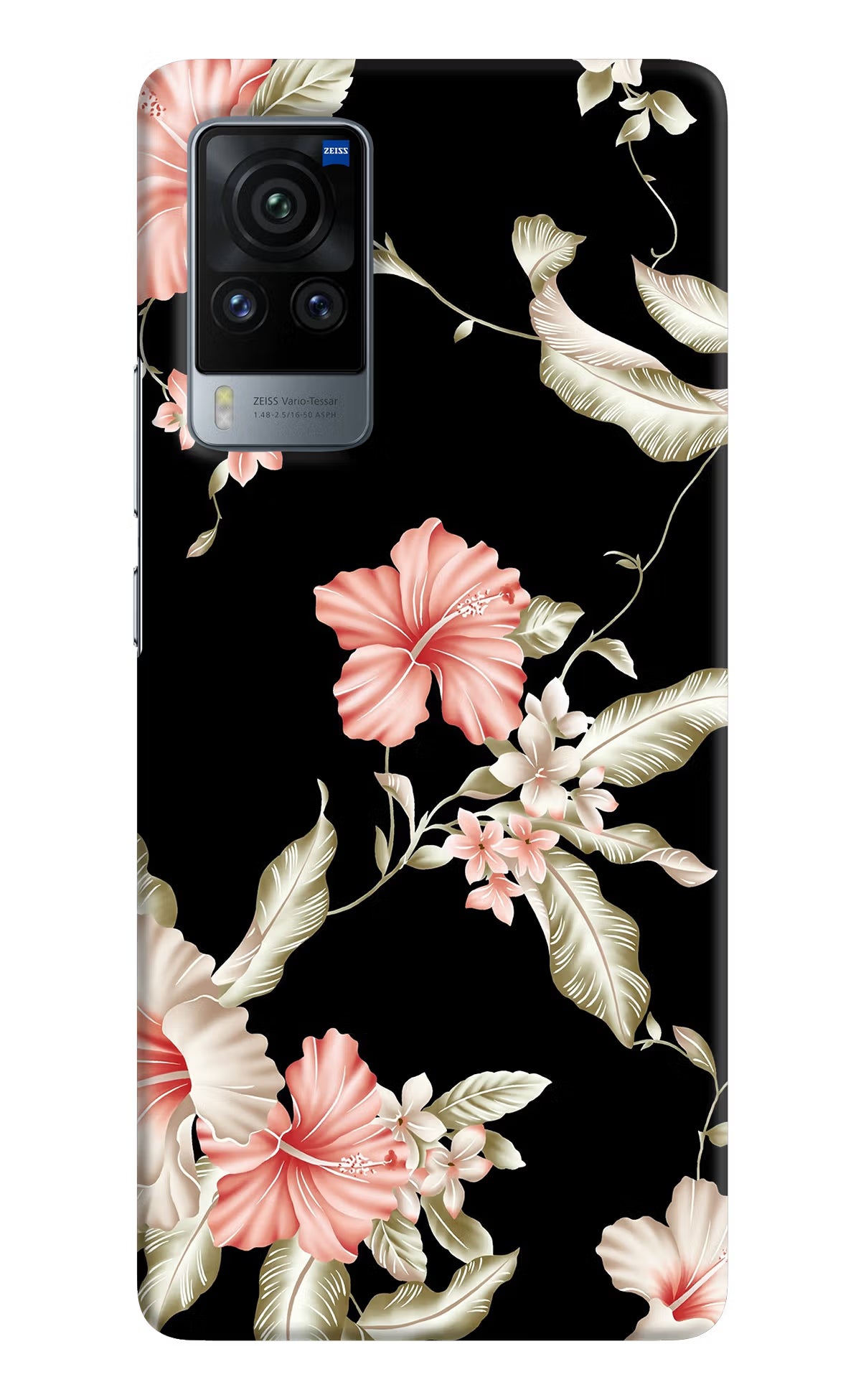 Flowers Vivo X60 Pro Hard Case Back Cover by Casekaro
