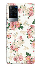 Flowers Vivo X60 Pro Hard Case Back Cover by Casekaro
