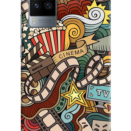 Cinema Abstract Vivo X60 Pro Hard Case Back Cover by Casekaro
