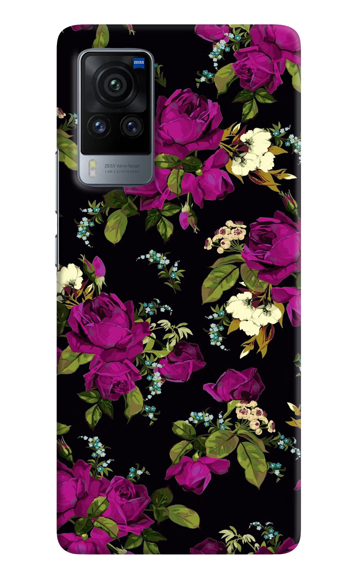 Flowers Vivo X60 Pro Hard Case Back Cover by Casekaro