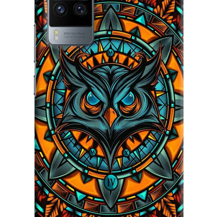 Angry Owl Art Vivo X60 Pro Hard Case Back Cover by Casekaro