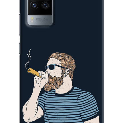Smoking Vivo X60 Pro Hard Case Back Cover by Casekaro