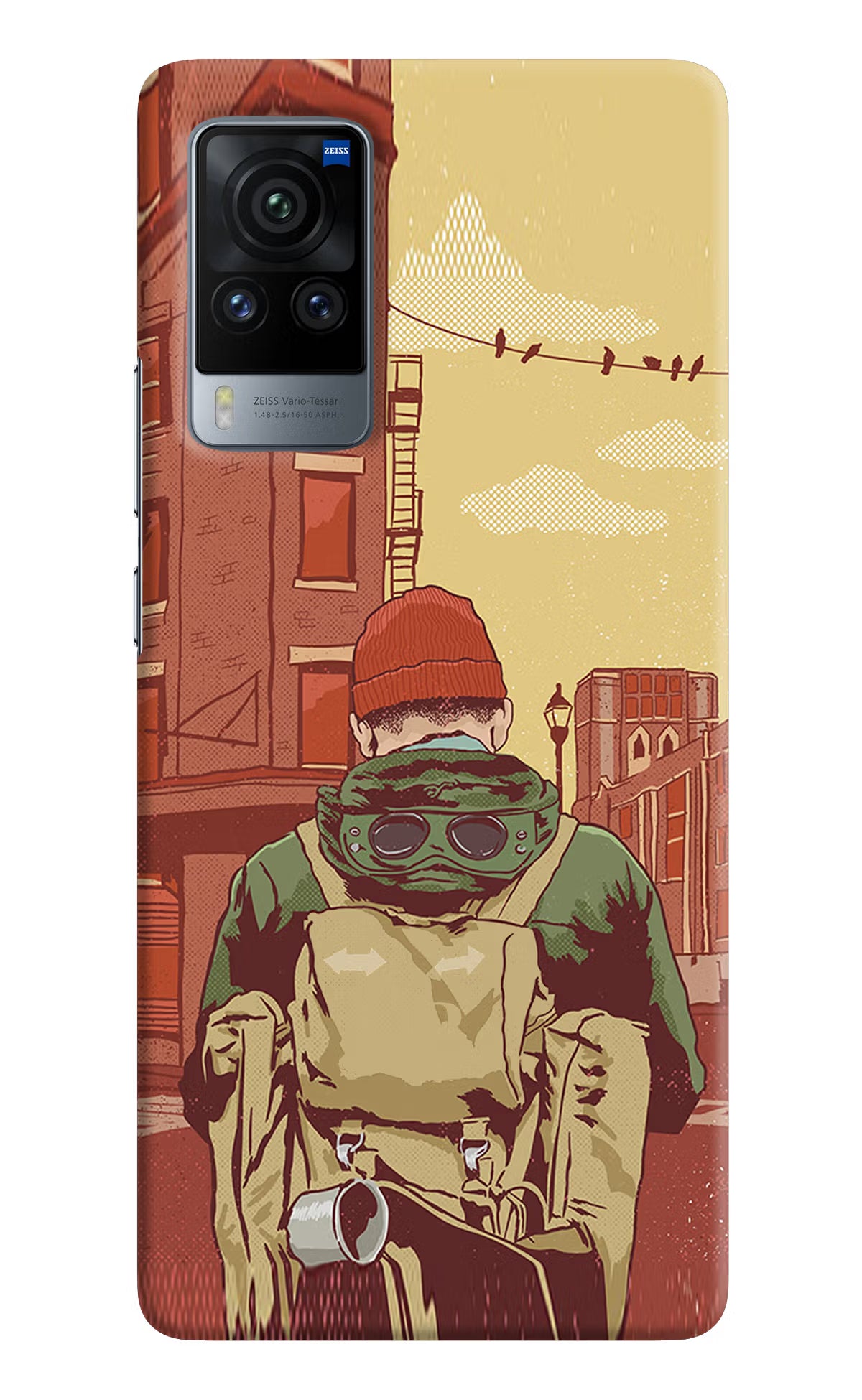 Adventurous Vivo X60 Pro Hard Case Back Cover by Casekaro