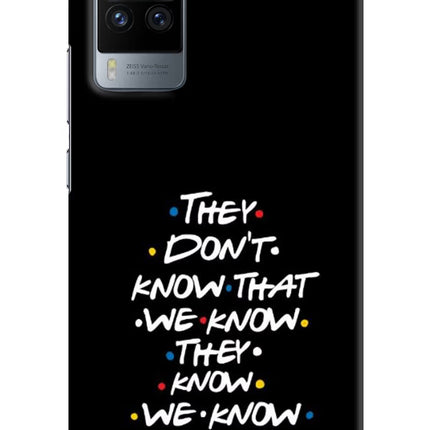 FRIENDS Dialogue Vivo X60 Pro Hard Case Back Cover by Casekaro