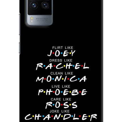FRIENDS Character Vivo X60 Pro Hard Case Back Cover by Casekaro