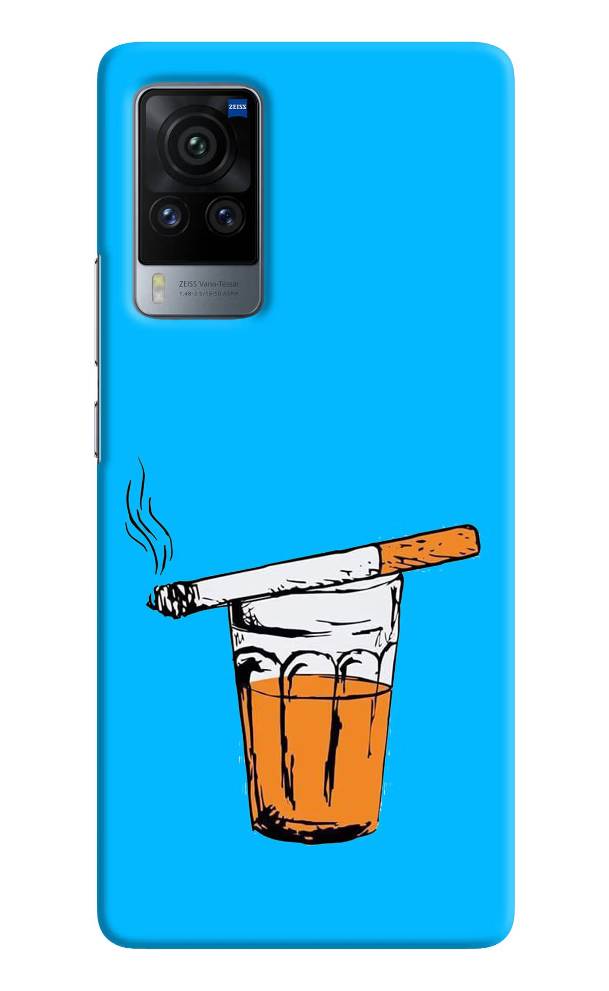 Chai Sutta Vivo X60 Pro Hard Case Back Cover by Casekaro