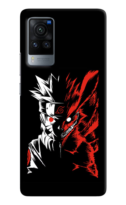 Naruto Two Face Vivo X60 Pro Hard Case Back Cover by Casekaro