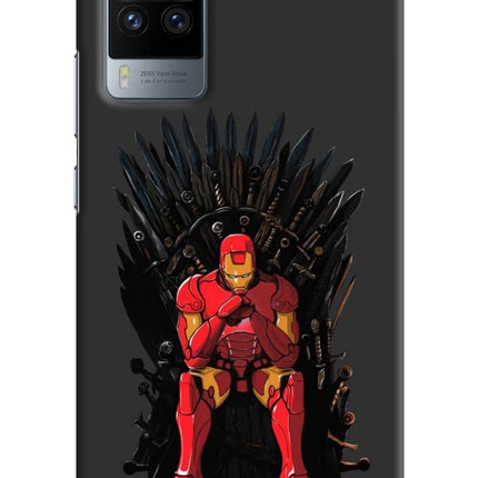 Ironman Throne Vivo X60 Pro Hard Case Back Cover by Casekaro