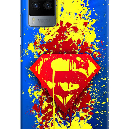 Superman logo Vivo X60 Pro Hard Case Back Cover by Casekaro