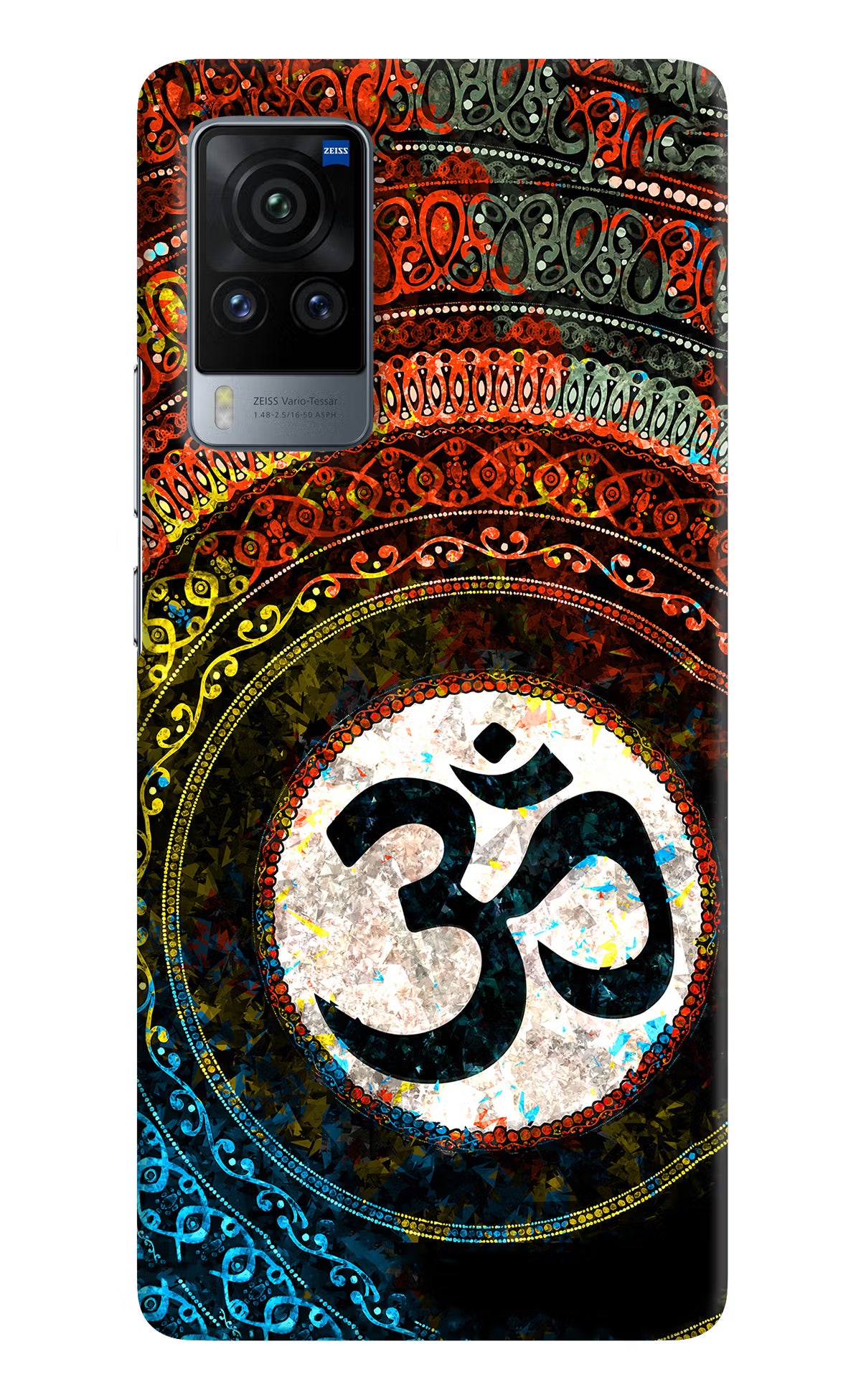 Om Cultural Vivo X60 Pro Hard Case Back Cover by Casekaro