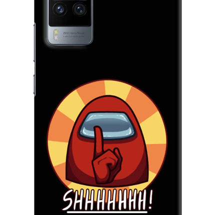 Among Us Shhh! Vivo X60 Pro Hard Case Back Cover by Casekaro