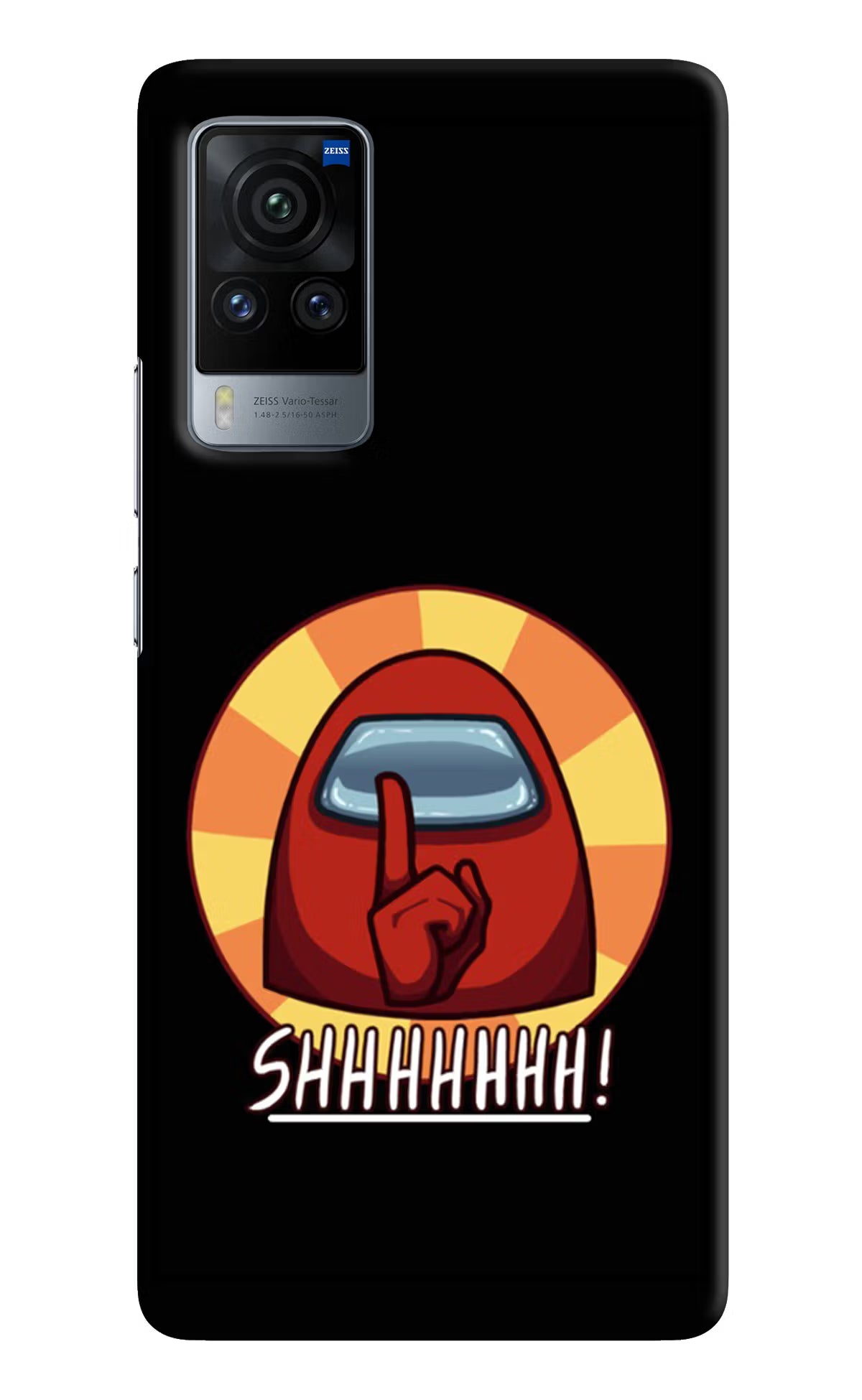 Among Us Shhh! Vivo X60 Pro Hard Case Back Cover by Casekaro