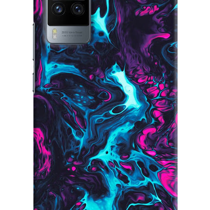 Abstract Vivo X60 Pro Hard Case Back Cover by Casekaro